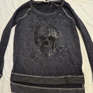Rock & Republic Black Long Sleeve Top